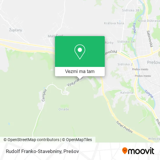 Rudolf Franko-Stavebniny mapa