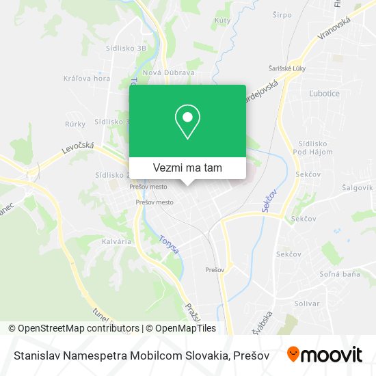 Stanislav Namespetra Mobilcom Slovakia mapa