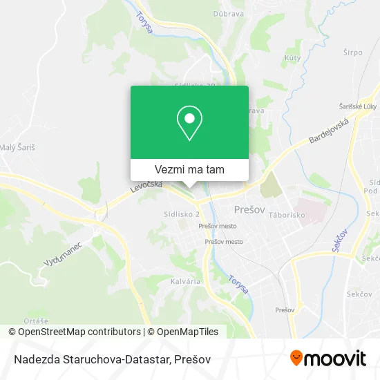 Nadezda Staruchova-Datastar mapa