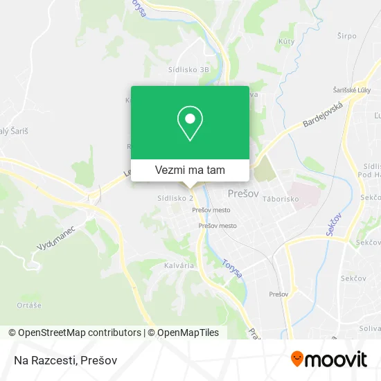 Na Razcesti mapa