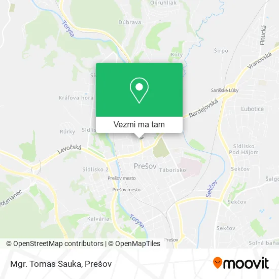 Mgr. Tomas Sauka mapa