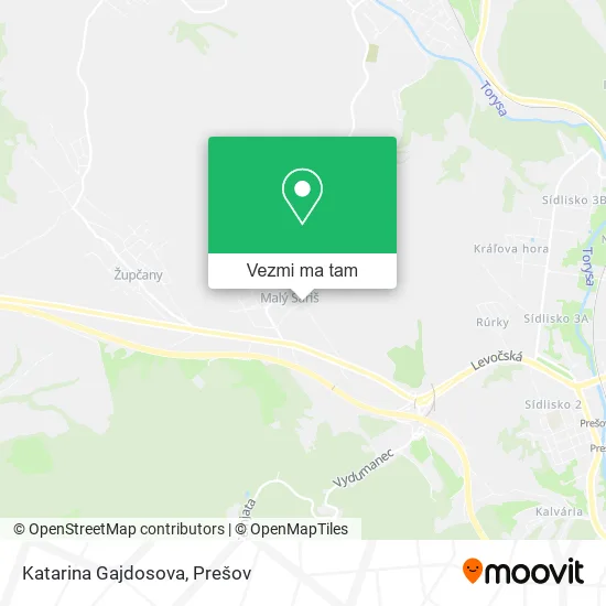 Katarina Gajdosova mapa