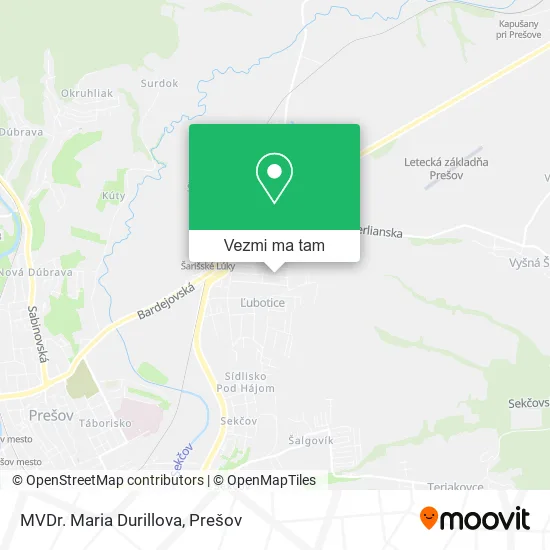 MVDr. Maria Durillova mapa