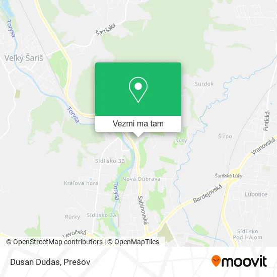 Dusan Dudas mapa