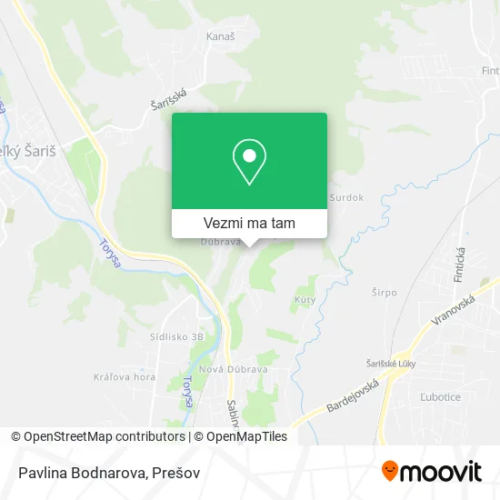 Pavlina Bodnarova mapa