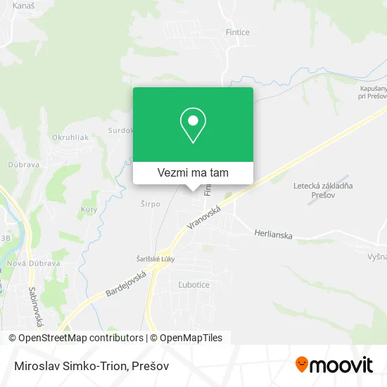 Miroslav Simko-Trion mapa