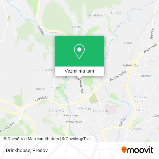 Drinkhouse mapa