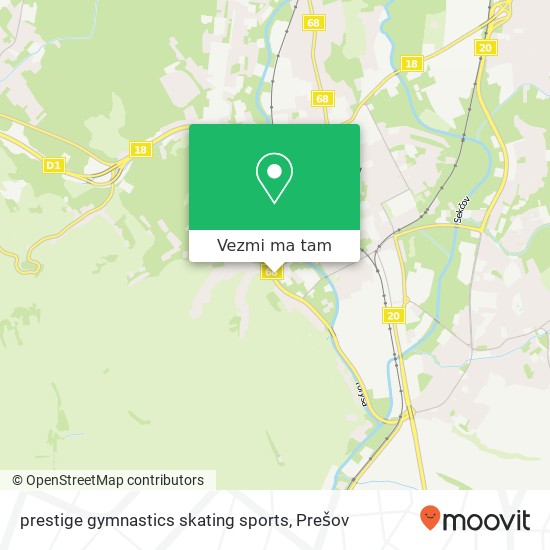 prestige gymnastics skating sports mapa