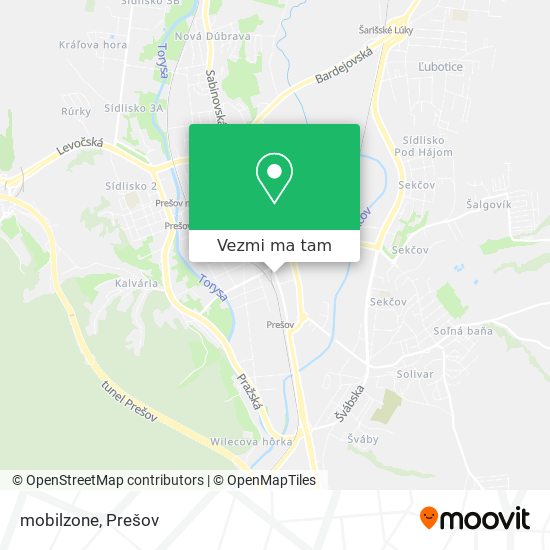 mobilzone mapa