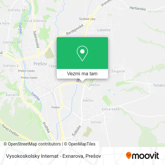 Vysokoskolsky Internat - Exnarova mapa