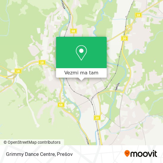 Grimmy Dance Centre mapa