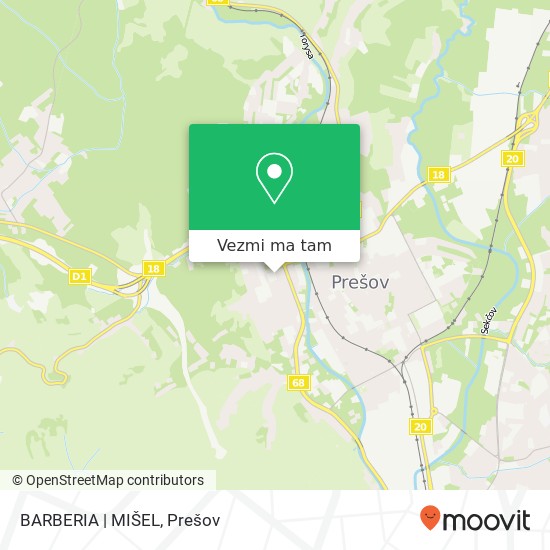 BARBERIA | MIŠEL mapa