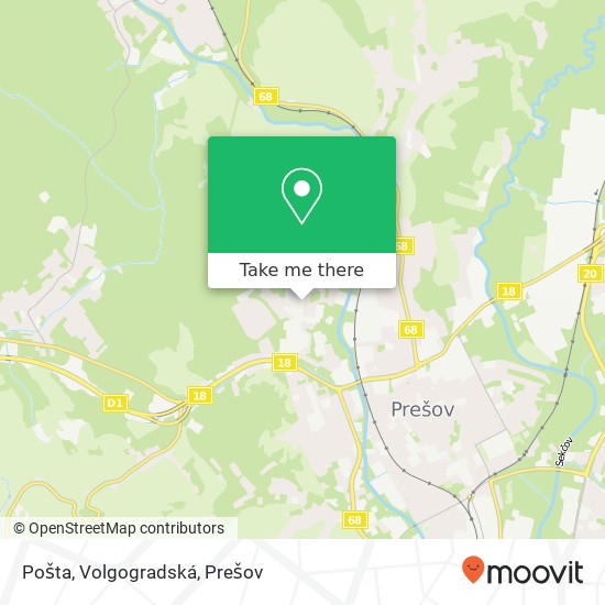 Pošta, Volgogradská mapa