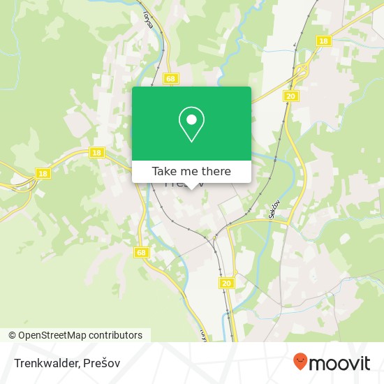 Trenkwalder, Hlavná 080 01 Prešov mapa