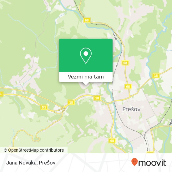 Jana Novaka mapa