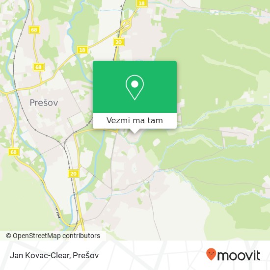 Jan Kovac-Clear mapa