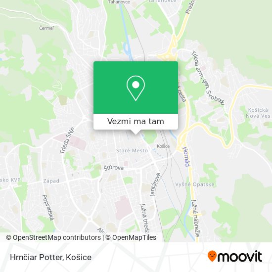 Hrnčiar Potter mapa