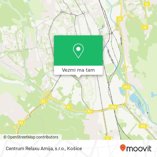 Centrum Relaxu Amija, s.r.o. mapa