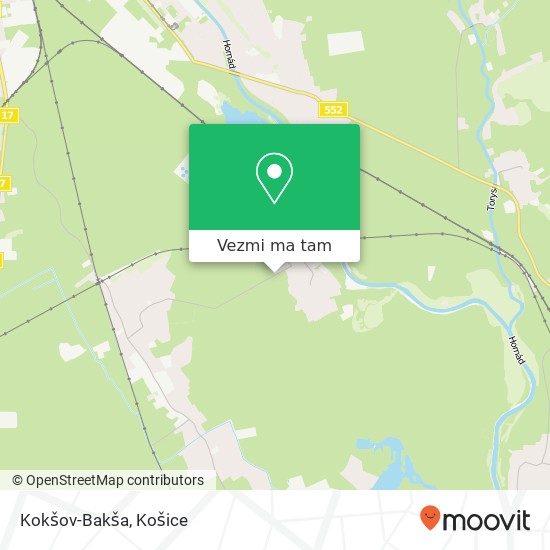 Kokšov-Bakša mapa