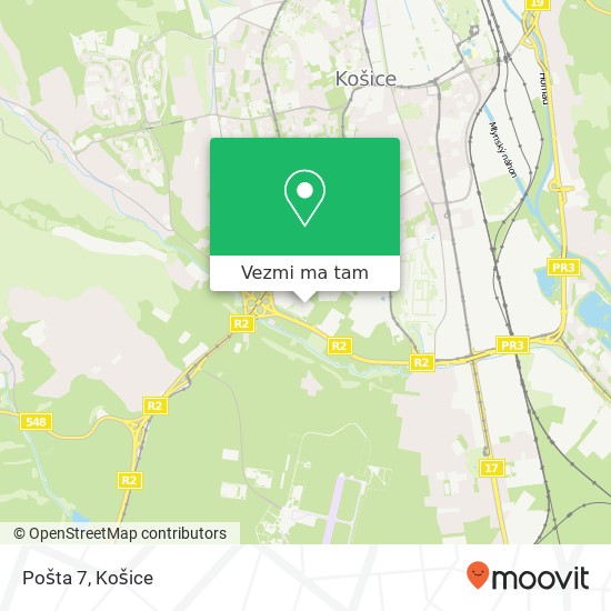 Pošta 7 mapa