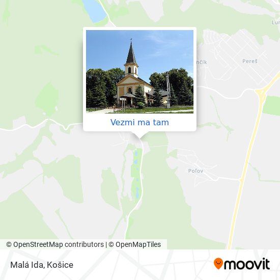 Malá Ida mapa