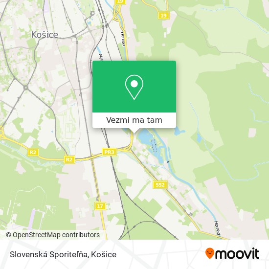 Slovenská Sporiteľňa mapa