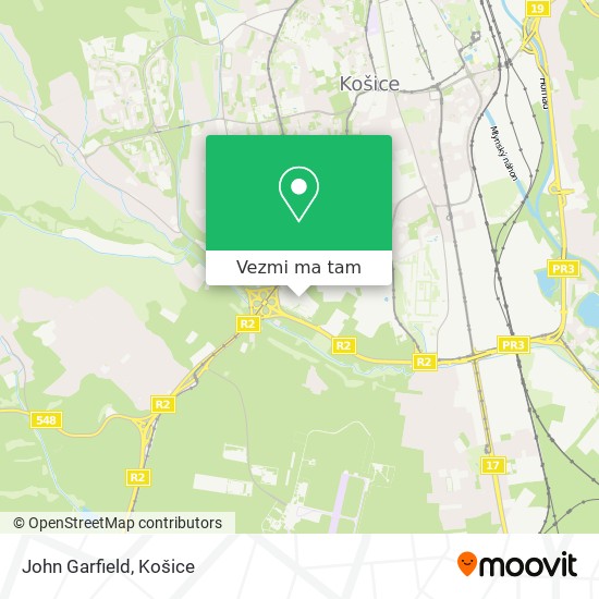 John Garfield mapa