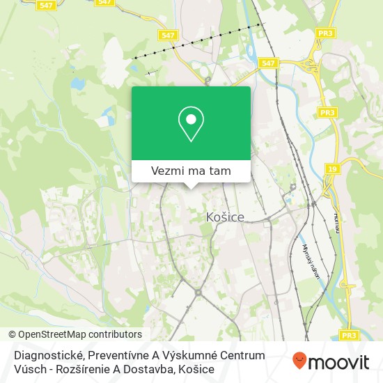 Diagnostické, Preventívne A Výskumné Centrum Vúsch - Rozšírenie A Dostavba mapa