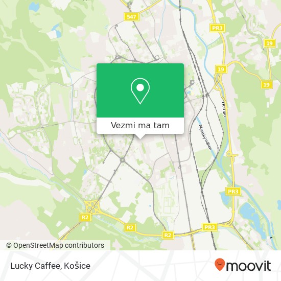 Lucky Caffee mapa