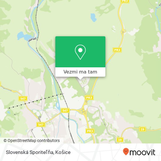 Slovenská Sporiteľňa mapa