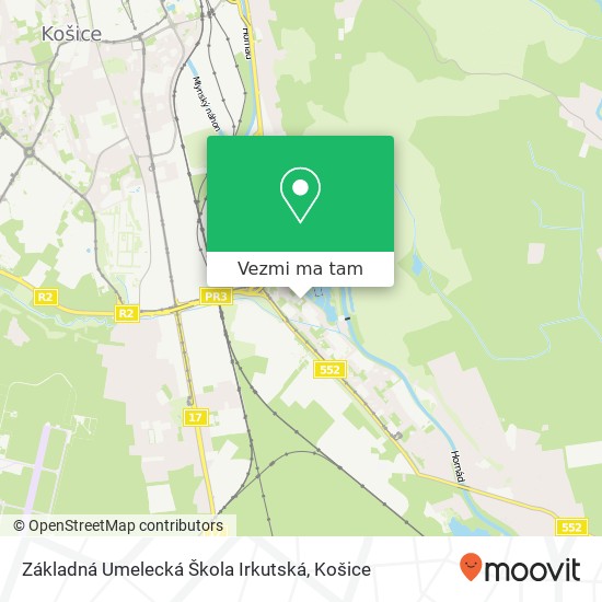 Základná Umelecká Škola Irkutská mapa