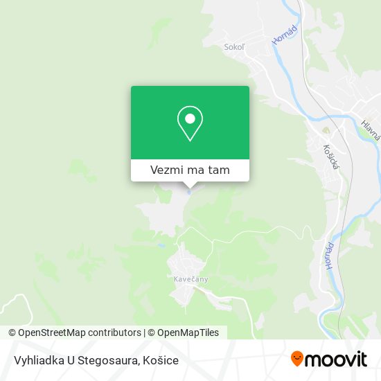 Vyhliadka U Stegosaura mapa