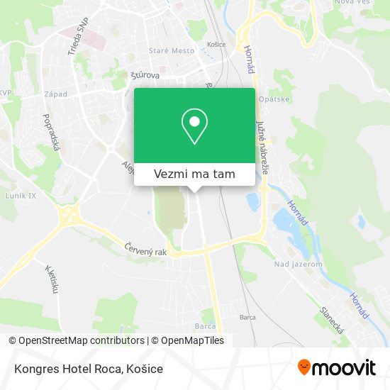 Kongres Hotel Roca mapa