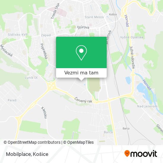 Mobilplace mapa