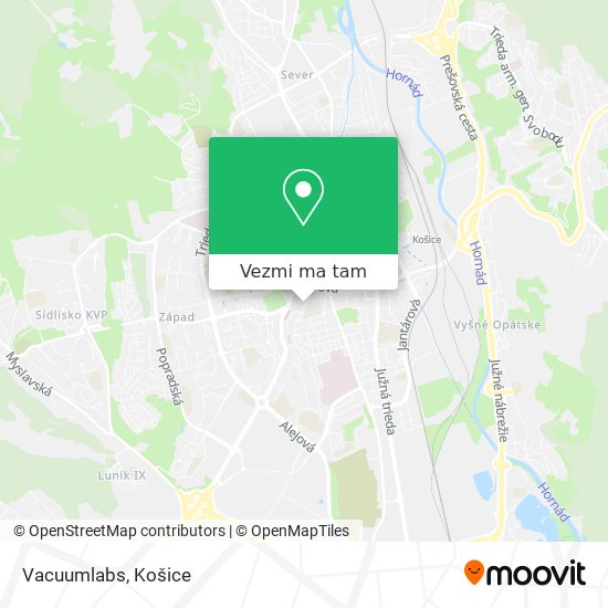 Vacuumlabs mapa