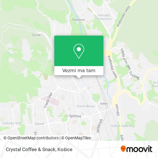 Crystal Coffee & Snack mapa