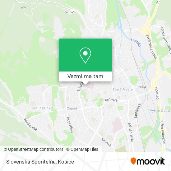 Slovenská Sporiteľňa mapa