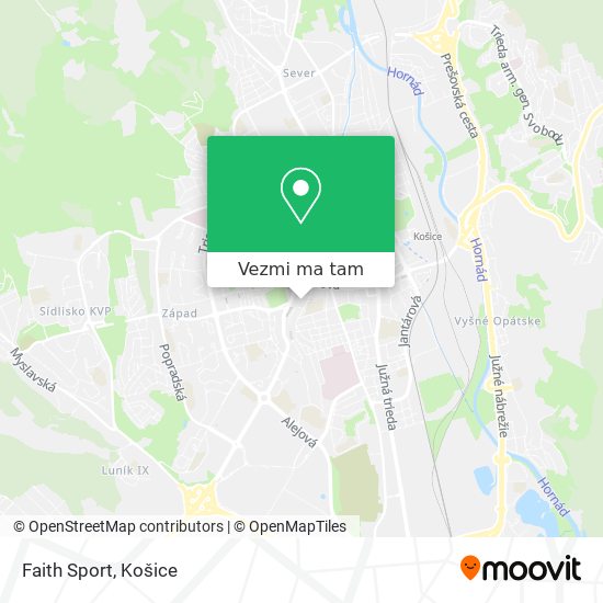 Faith Sport mapa