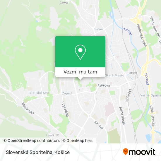 Slovenská Sporiteľňa mapa