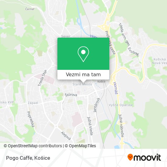 Pogo Caffe mapa