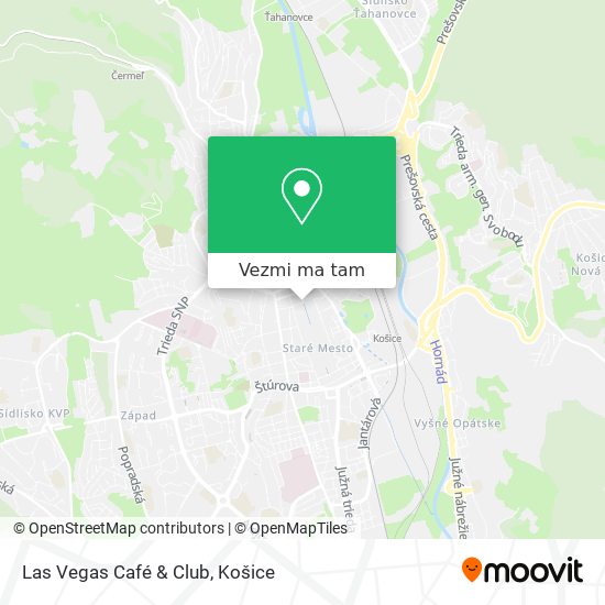 Las Vegas Café & Club mapa