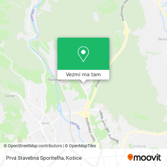 Prvá Stavebná Sporiteľňa mapa