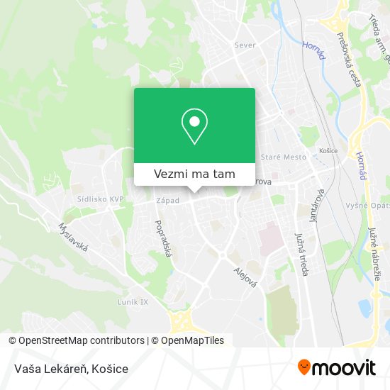 Vaša Lekáreň mapa