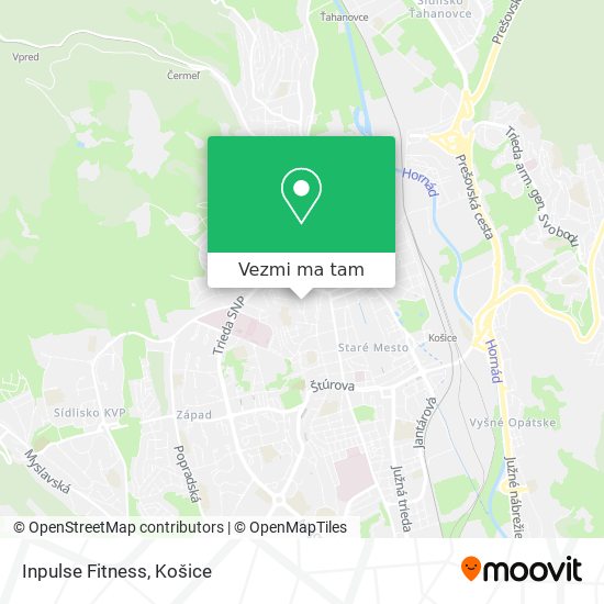 Inpulse Fitness mapa