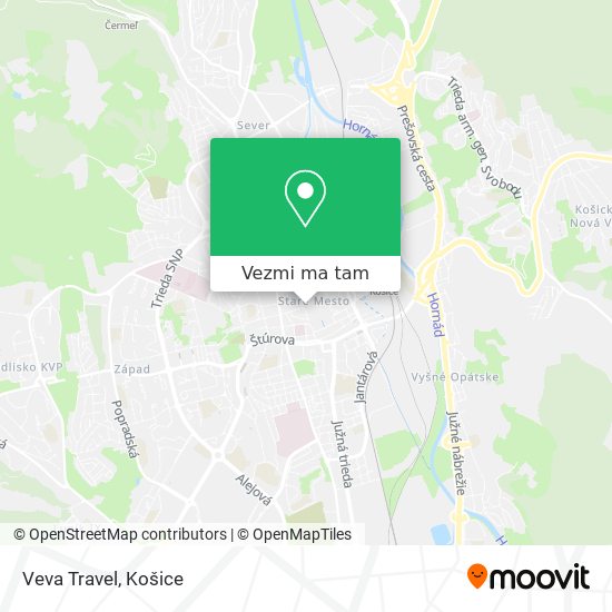 Veva Travel mapa