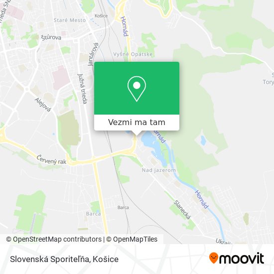 Slovenská Sporiteľňa mapa