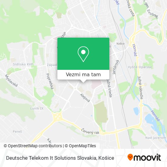 Deutsche Telekom It Solutions Slovakia‎ mapa