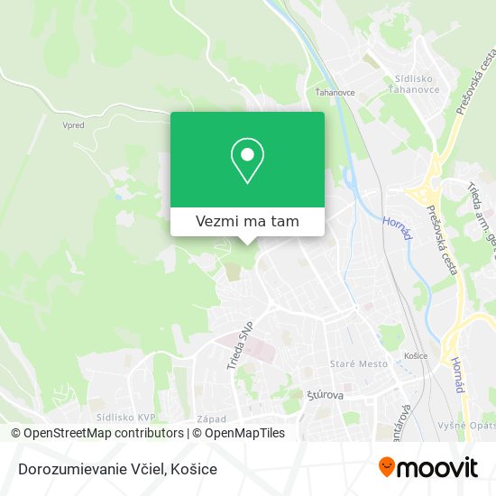 Dorozumievanie Včiel mapa