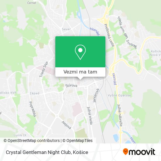 Crystal Gentleman Night Club mapa
