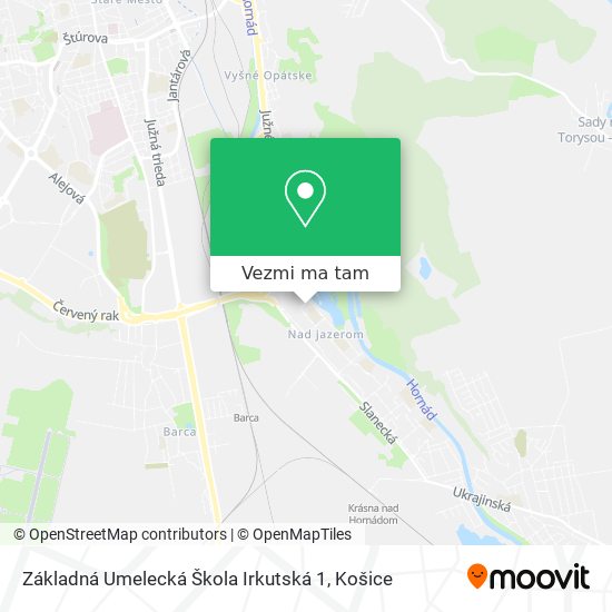 Základná Umelecká Škola Irkutská 1 mapa